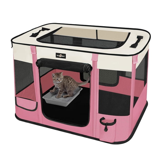 Corral para Mascotas Paw Ballet Plegable e Impermeable para Mascotas Pequeñas