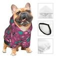 thumbnail image 2 of Bingfone Summer Flamingo Dog Clothes Hoodie, Pet Winter Coat,Puppy Sweatshirts for Small Dogs Boy Girl,Suitable for All Breeds-XX-Large, 2 of 6