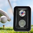 thumbnail image 4 of Marcador de bola Zulema Clip de sombrero de golf negro, 4 of 8