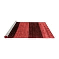 thumbnail image 2 of Ahgly Company Machine Washable Indoor Square Abstract Red Modern Area Rugs, 3' Square, 2 of 4