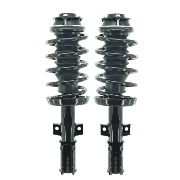 Pair of 2 Front Quick Complete Strut-Coil Spring Assembly For 2002-2009 Saab 9-5 FWD