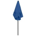thumbnail image 6 of vidaXL Beach Parasol Azure blue Polyester Medium Tiltable, 6 of 7
