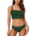 thumbnail image 1 of Charmo Push Up Bikini Swimsuits for Women Cropped Bikini Top Two Pieces Bathing Suits, 1 of 8