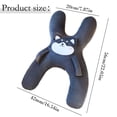 thumbnail image 3 of Car Pillow for Travel, H-Shaped Plush Neck Rest Cushion, Sleeping Pillow, Animal-Themed Car Seat Cushion with Safety Belt Protector, Neck Pillows for Sofa Lounging, and Quiet Downtime, 3 of 6