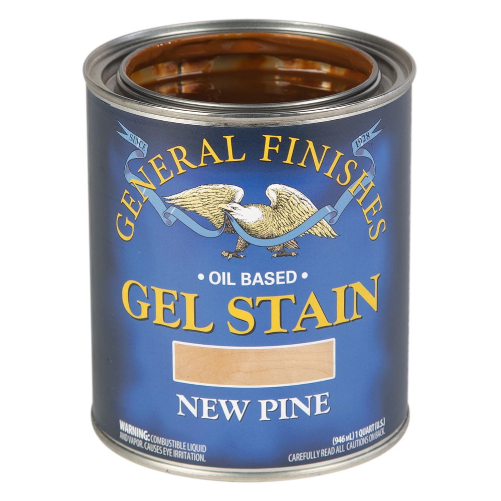 General Finishes, Gel Stain, Oil Based, New Pine, Quart