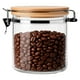 thumbnail image 1 of Frasco de Vidrio con Tapa de Bambú 500 ml, Tarro Hermético para Almacenamiento de Alimentos o Especias, A Prueba de Fugas (1 Pieza), 1 of 7