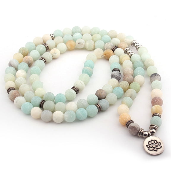 Supvox Beaded Necklaces For Women Natural Stone 1Pack Simple Style Jewelry