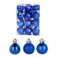 thumbnail image 1 of npkgvia Christmas Decorations,Hanging Decor,Christmas Tree Pendant Christmas Decoration Ball Plastic Christmas Display Ball Pendant 3cm 24PCS,Clearance, 1 of 6