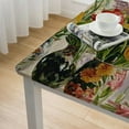 thumbnail image 4 of HAOXIT Rectangle Summer Tablecloth Tablecloths Printed Flower with Vintage Floral Patterns Table Cloth for Elegant Holiday Square Dinning Kitchen 40*40, 4 of 7