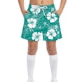 thumbnail image 2 of NAISIBABY Boys Beach Shorts with Pockets, Quick Dry Drawstring Performance Kids Swim Trunks Board Shorts Multicolor 12T, 2 of 9