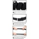 thumbnail image 5 of Qarigey Cinturón trenzado para hombre, pretina tejida Unisex, ropa decorativa, banda para la cintura, hebilla informal sin agujeros, correa de nailon de Cinturones Marrón Qarigey AP012253-02, 5 of 6