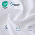thumbnail image 2 of Bulk Twin Flat Sheets Only, White 12 Pack Quick Sort Top Bed Sheet, 2 of 6