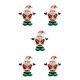 thumbnail image 2 of Globo del día de Navidad Cateissary Patrones exquisitos Decoración de fiesta Papá Noel Multicolor, 2 of 6