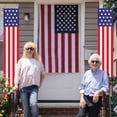 thumbnail image 4 of Front Porch Decor Outdoor Entrance Fourth of July Porch Decorations Outdoor Front Door Decor Hanging Patriotic Decor 2 Pack American Flag Garden Flags for Yard and Garden Party, 4 of 7