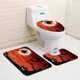 thumbnail image 3 of 3 unids/set estilo Halloween decoración de baño alfombrilla antideslizante para suelo alfombrilla d yeacher estilo 2, 3 of 5