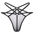 thumbnail image 5 of Dark Purple Glitter Open Type Women's Panties Crotch Opening G-strings Thongs Lingeries Underwear, 5 of 7