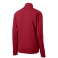 thumbnail image 6 of Sport-Tek Sport Wick Textured 1/4 Zip Pullover-3XL (Deep Red), 6 of 6