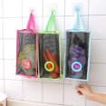 thumbnail image 4 of Green Kitchen Large Capacity Grid Fruit Vegetable Storage Bag Durable Wear-Resistant Mesh Space Saver Bags Indoors and Outdoors, 4 of 4