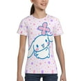 thumbnail image 4 of Sanrio Cinnamoroll Kids T-Shirt 3d Printed Graphic T-Shirts Boys And Girls Short Sleeve Shirts For Youth Kids X-Small, 4 of 6