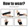 thumbnail image 4 of Muñequera de compresión ajustable, muñequera para Fitness, deportes, protección, tendinitis, alivio de molestias, 2 uds., 4 of 10