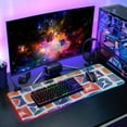 thumbnail image 6 of Watercolor Mosaic Tiles RGB Gaming Mouse Pad Large Keyboard Mat Rubber Base 13 Light Modes, 6 of 6