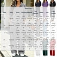 thumbnail image 4 of Bovxnpu Womens 2 Piece Outfits Tracksuit Sets Zip Collared Wide Leg Pants Pocket Set Matching Outfits, 4 of 9