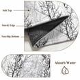 thumbnail image 6 of Rectangle Rug 2x6Ft Black Grey Botanical Tree Branch Soft Indoor Throw Rugs Carpets for Living Dining Bedroom Kids Room Non-Slip Playroom Crawl Rug Floor Mats Abstract Stripe Plant on White, 6 of 9