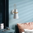 thumbnail image 2 of E27 Modern Wall Lamp Sconces, Swan Neck Industrial Wall Light Fixture, Up and Down Two Installation Methods Indoor Wall Sconce for Bedside, 2 of 5