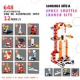 thumbnail image 2 of SAYFUT 566 Piece City Space Rocket and Launch Control Building Kit with Space Shuttle, Control Tower and Astronaut Minifigures Educational Creative Building Toys for 6-12 Year Old Boys, 2 of 7