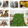 thumbnail image 7 of Yibo Just a Girl who Loves Pickles Blanket Flannel Soft and Comfortable Anti-static Bed Sofa Blanket, 7 of 7