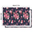 thumbnail image 6 of Pioneer Flower Floral Print Pattern Summer Placemats Table Placemats Set Of 4-Linen Kitchen Washable Placemats Table Mats 12x18 Inch Non-Slip Heat Resistant, 6 of 6