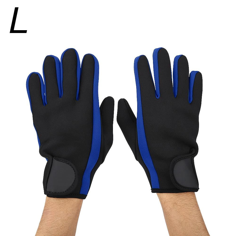 Mgaxyff 1Pair Warm Unisex Outdoor AntiTear Diving Gloves Water Sports
