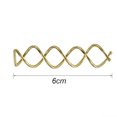 thumbnail image 3 of EeaseMX 10 pinzas para el pelo en espiral, para hacer moños, para hacerte un peinado (doradas), 3 of 8