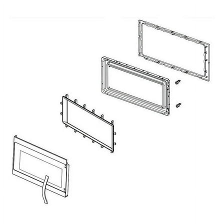WHIRLPOOL W11117588 DOOR/MW - OEM PART