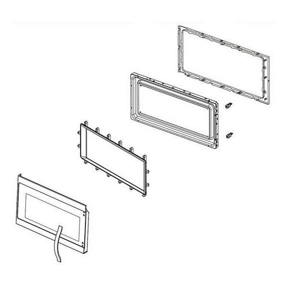 WHIRLPOOL W11117588 DOOR/MW - OEM PART