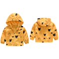 thumbnail image 4 of URMAGIC Toddler Boys Girls Cartoon Print Zip Jacket Long Sleeve Outerwear Hooded Coats, 4 of 5