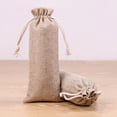 thumbnail image 2 of 10 Uds. Bolsa con cordón para joyería, bolsa de joyería de lino, regalos, adornos de almacenamiento, embalaje de abalorios, bolsas de saco de Almacenamiento y organización del hogar gris amarillento Ounissouiy HA076202-03, 2 of 6