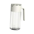 thumbnail image 3 of GROWTH TANK Bouteille d'Huile en Verre 550ml Récipient Auto Clips Bouteille Distributeur d'Huile d'Olive Sauce Soja Blanc, 3 of 9