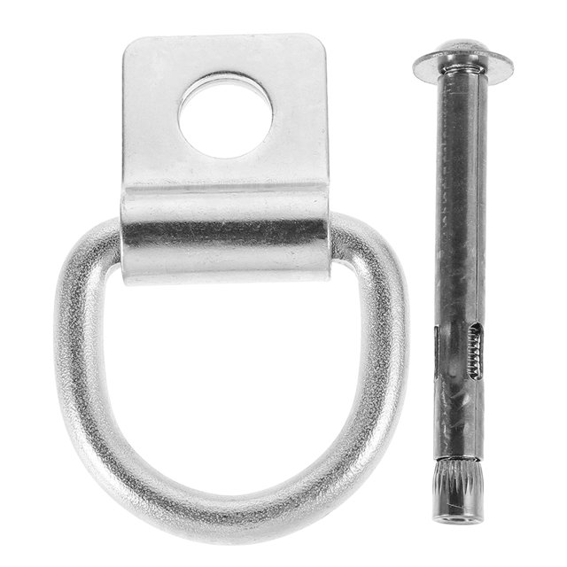 GOOHOCHY Accesorios de remolque de remolque de tracción de Type de acero inoxidable de acero inoxidable anillo de enlace de camión en forma de carga para asegurar la carga en vehículos