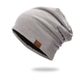 thumbnail image 2 of Men's Knit Cuffed Beanie, CQXIDFH Unisex Lightweight Slouch Beanie, Solid Color Soft Knitted Hat, Casual Autumn Winter Accessory, Baseball Hats for Men Women (Grey, One Size), 2 of 4