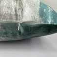 thumbnail image 5 of Teal Velvet Abstract Pillow Covers Set of 2 Modern Accent Navy Gray Throw Pillow Cover Soft Elegant Decorative Couch Cushion Cover for Bed Living Room Outdoor Sofa Pillowcases 18x18 Inches, 5 of 6