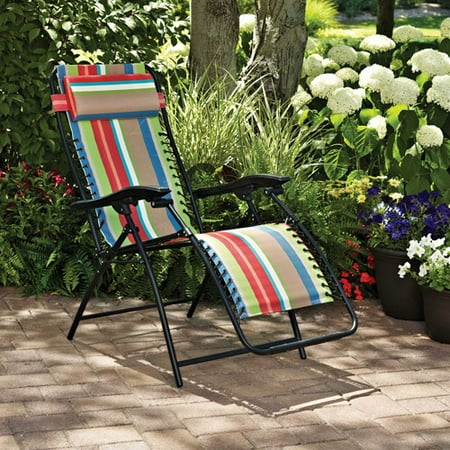 Mainstays Bungee Lounge Chair, Multiple Colors (Multi Stripe) - Walmart.com