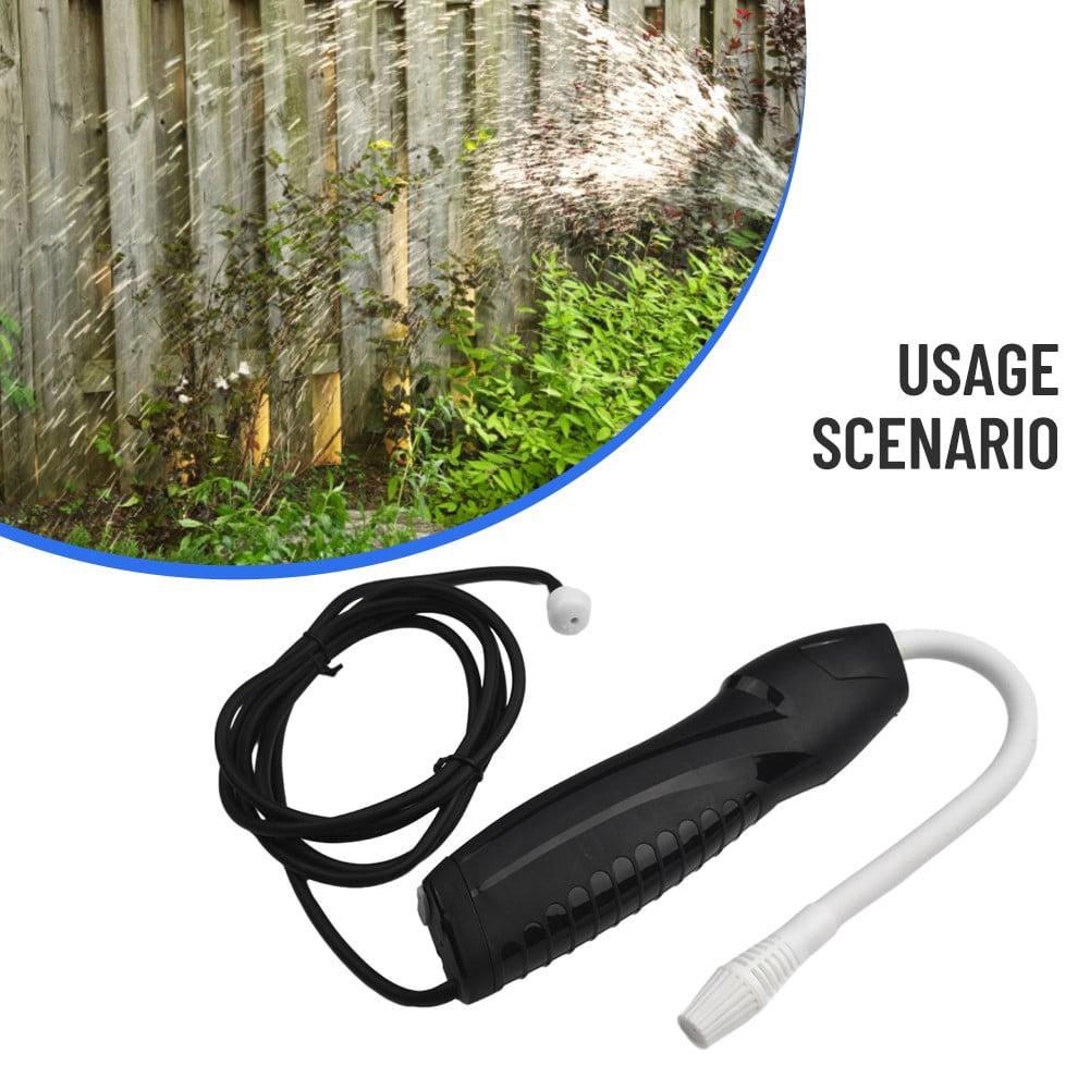 CHENGSI for Electric Garden Sprayer with Flexible Wand, Rechargeable Watering Spray Wand, 2M Hose, Dual Mode Nozzle, Adjustable Grip, USB Charging, 800mAh Battery for Plant Care