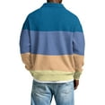 thumbnail image 3 of Polo Shirts for Men Button Down Waffle Long Sleeve Shirt Collared Big and Tall Polo Sweater Comfort Sweatshirts Sky Blue M, 3 of 3