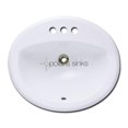 thumbnail image 1 of Polaris Évier de Salle de Bain P8102OW Blanc Surélevé, 1 of 1