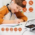 thumbnail image 2 of SharkTRUE Student Portable Player Bluetooth Audio Portable Car Disc Player Study Portable Player Bluetooth Repeater, 2 of 8