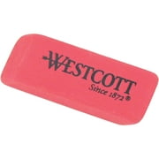 Westcott Pink Pearl Pencil Eraser (3-Pack) 14613