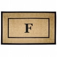 thumbnail image 1 of Nedia Home 18103F 30 x 48 in. Coir &amp; Rubber Frame Mat  Monogrammed F, 1 of 1