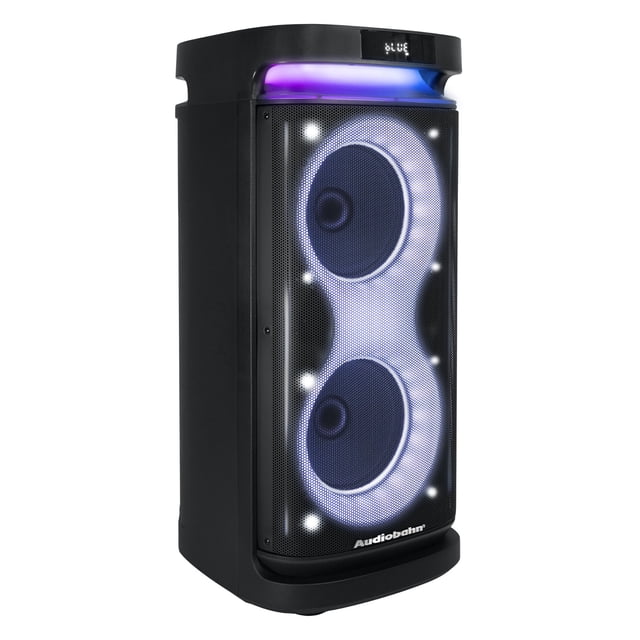 Bafle Recargable Audiobahn THUMP8 2x8 Pulgadas con Aros RGB