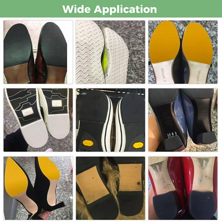Shoe Sole Protector Rubber Anti Slip High Heel Replacement Repair Adhesive  Women
